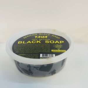 Taha black soap (lemongrass) 8oz